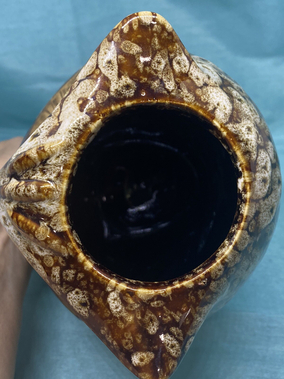 Owl vase 9in tall Elegant Expressions by Hosely International ceramic glazed