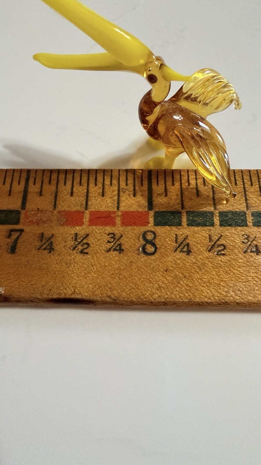 10 Vintage Miniature Blown Glass Bird Figurines Trinkets