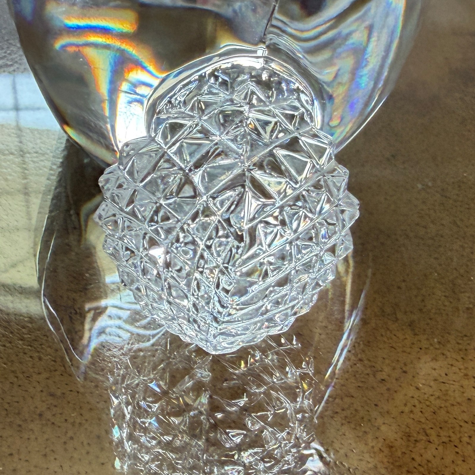 Waterford Crystal Easter BUNNY Rabbit w/ Cottontail Ireland Made Figurine