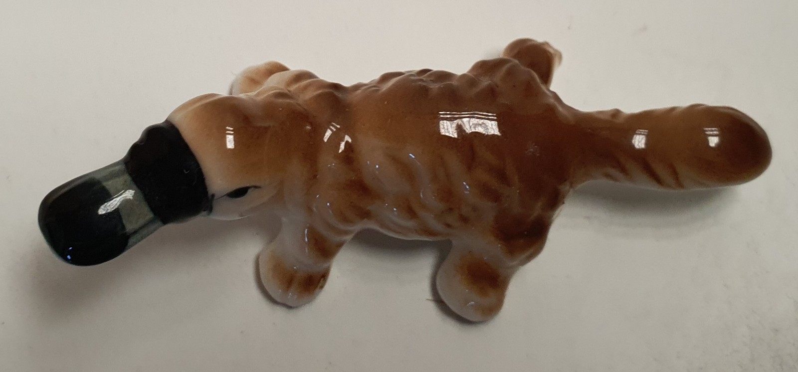 Miniature Ceramic Platypus 7.5cm long Australian Native Animal Monotreme