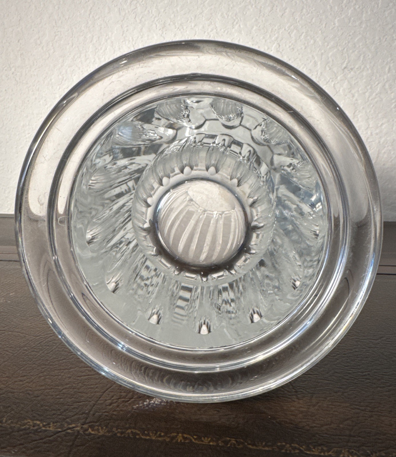 Daum Cythère Crystal Vase Circa 1986