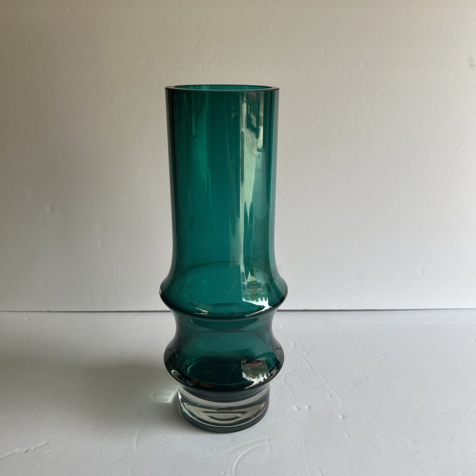 Finncristall Riihimaen Lasi Oy Finland Aquamarine Vase Tamara Aladin