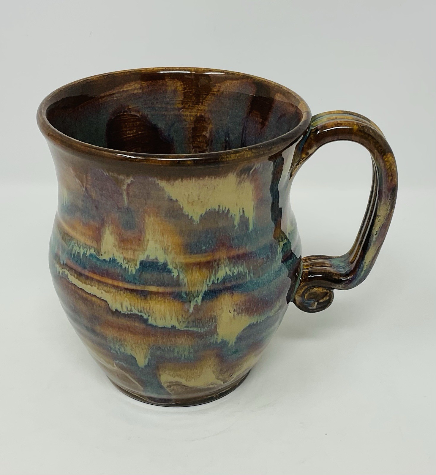 Matthew Nance Pottery Seagrove NC Coffee Mug 2005 Signed Studio Art