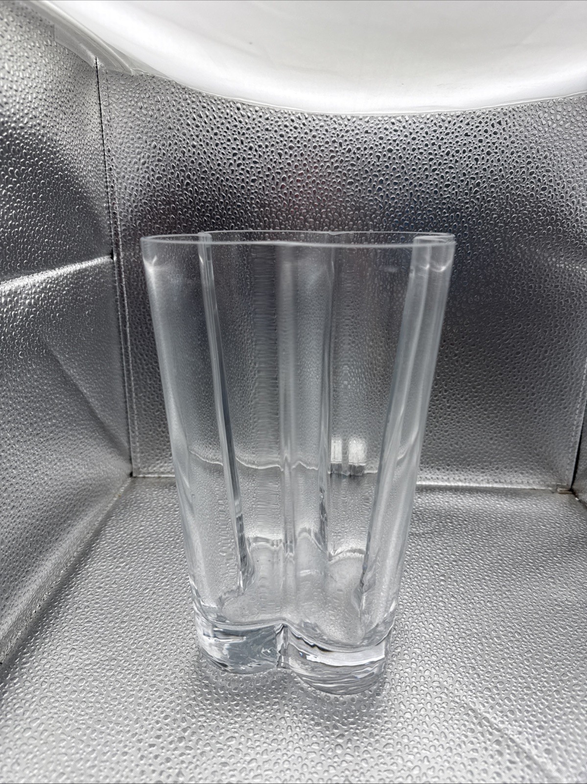 Made In Poland VASE 8 & 3/4 Inches Tall Clear