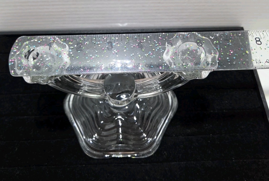 VTG Candelabra Duncan & Miller ‘Caribbean Clear’ Double Light Rare 1936-40s