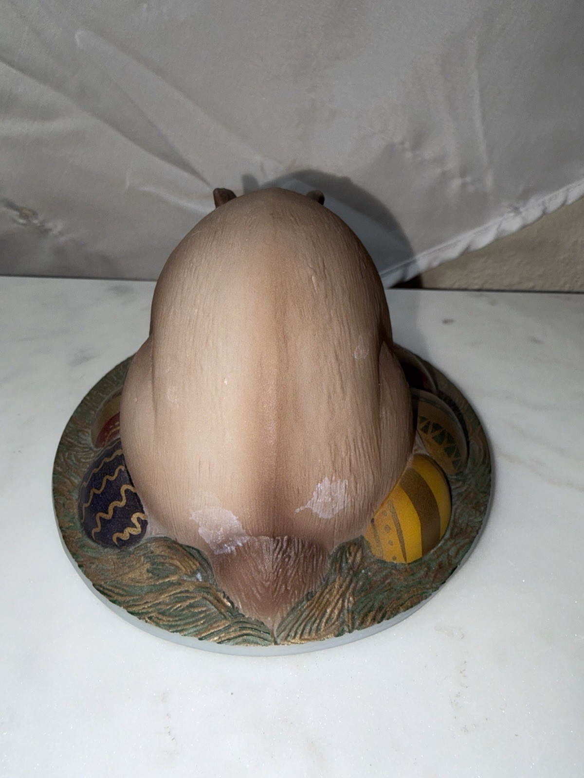 Fenton Easter Bunny On Nest TOP ONLY *K.Brightbill*