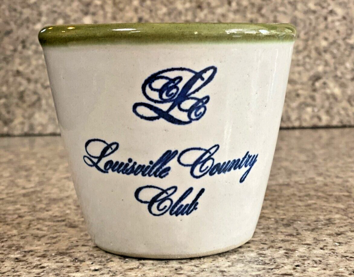 Louisville Stoneware~4″ Planter~Louisville Country Club~Jacq Johnson~1987