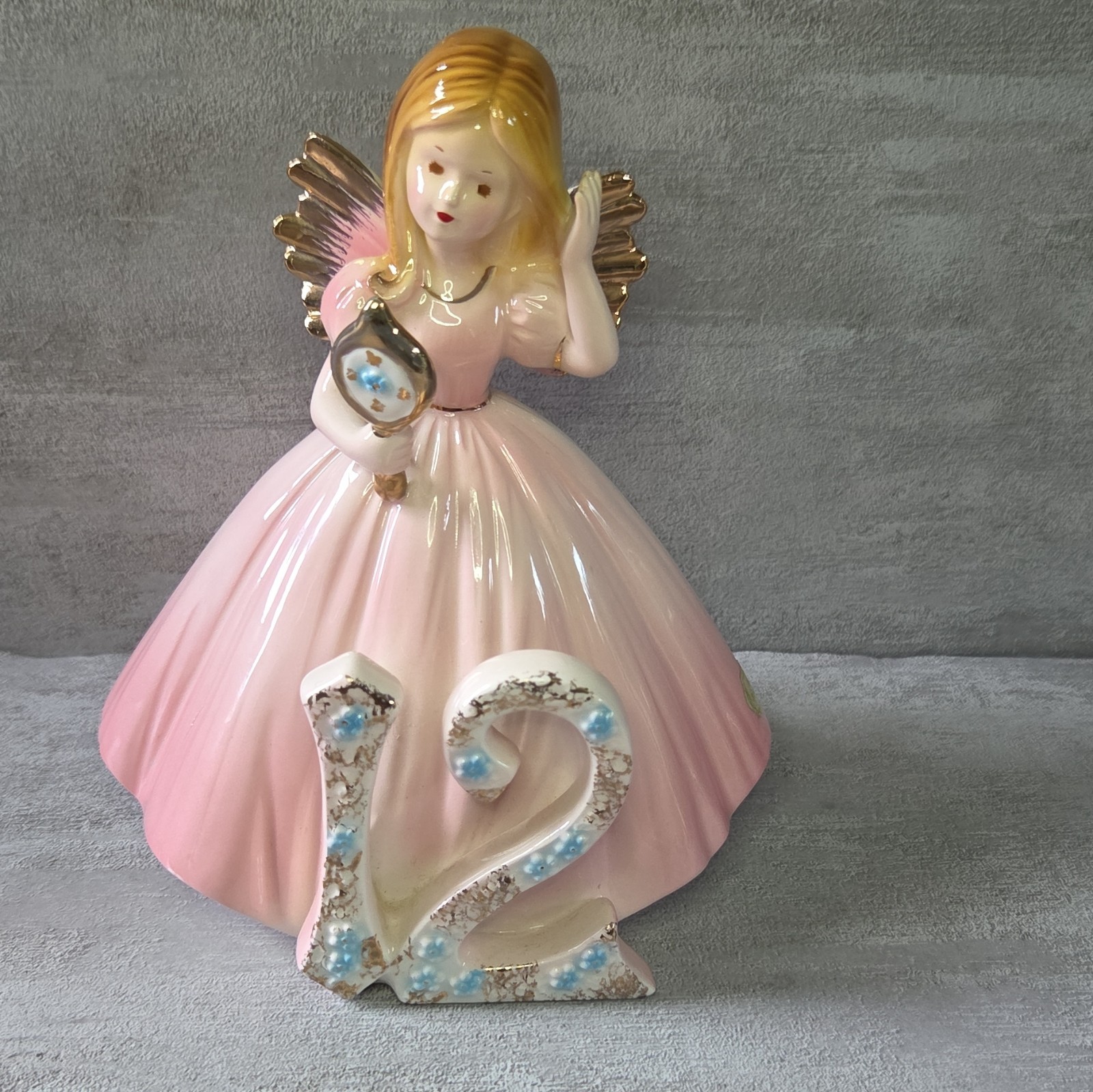 Josef Originals Through The Years Birthday Girl Year 12 Angel Figure