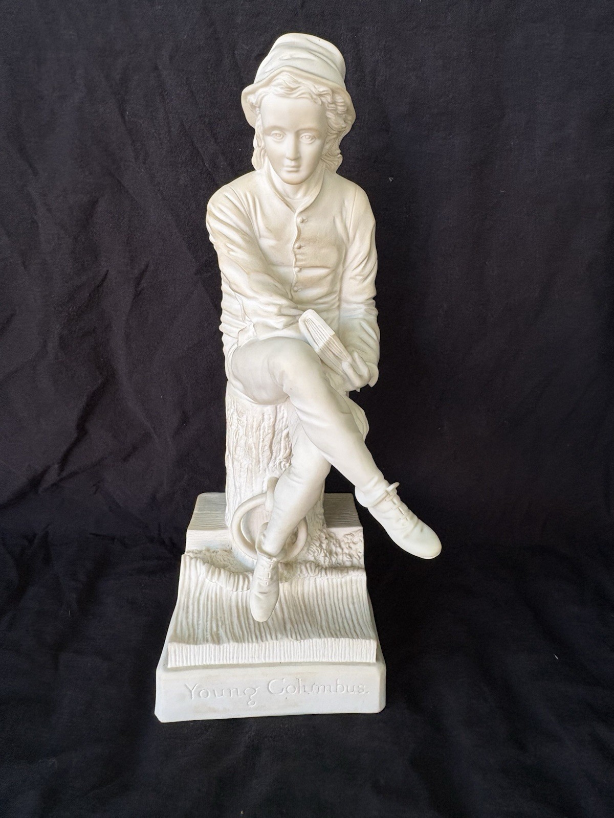 Young Columbus Parian Figure