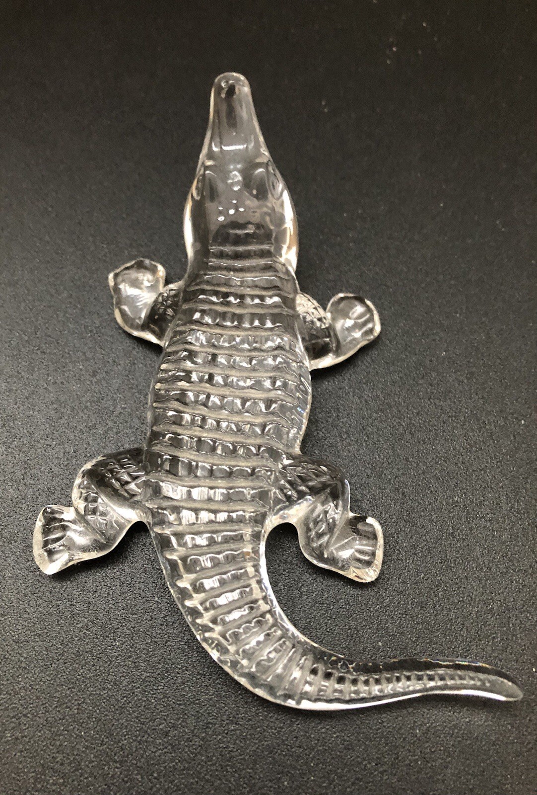 RARE Waterford Crystal 5″ Alligator or Crocodile Figurine Decoration Paperweight