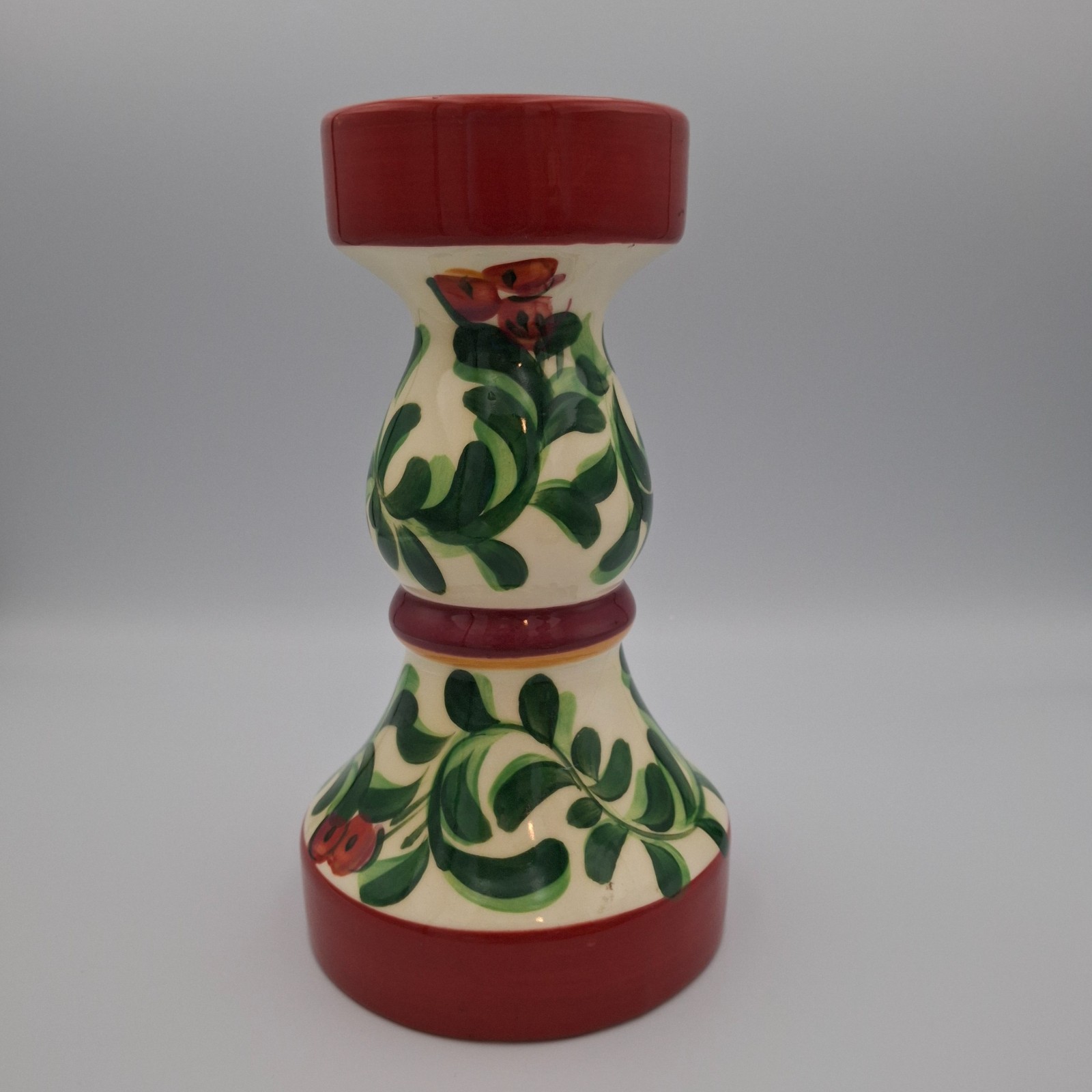Gail Pittman Southern Living at Home Christmas Memories Ceramic Candleholders