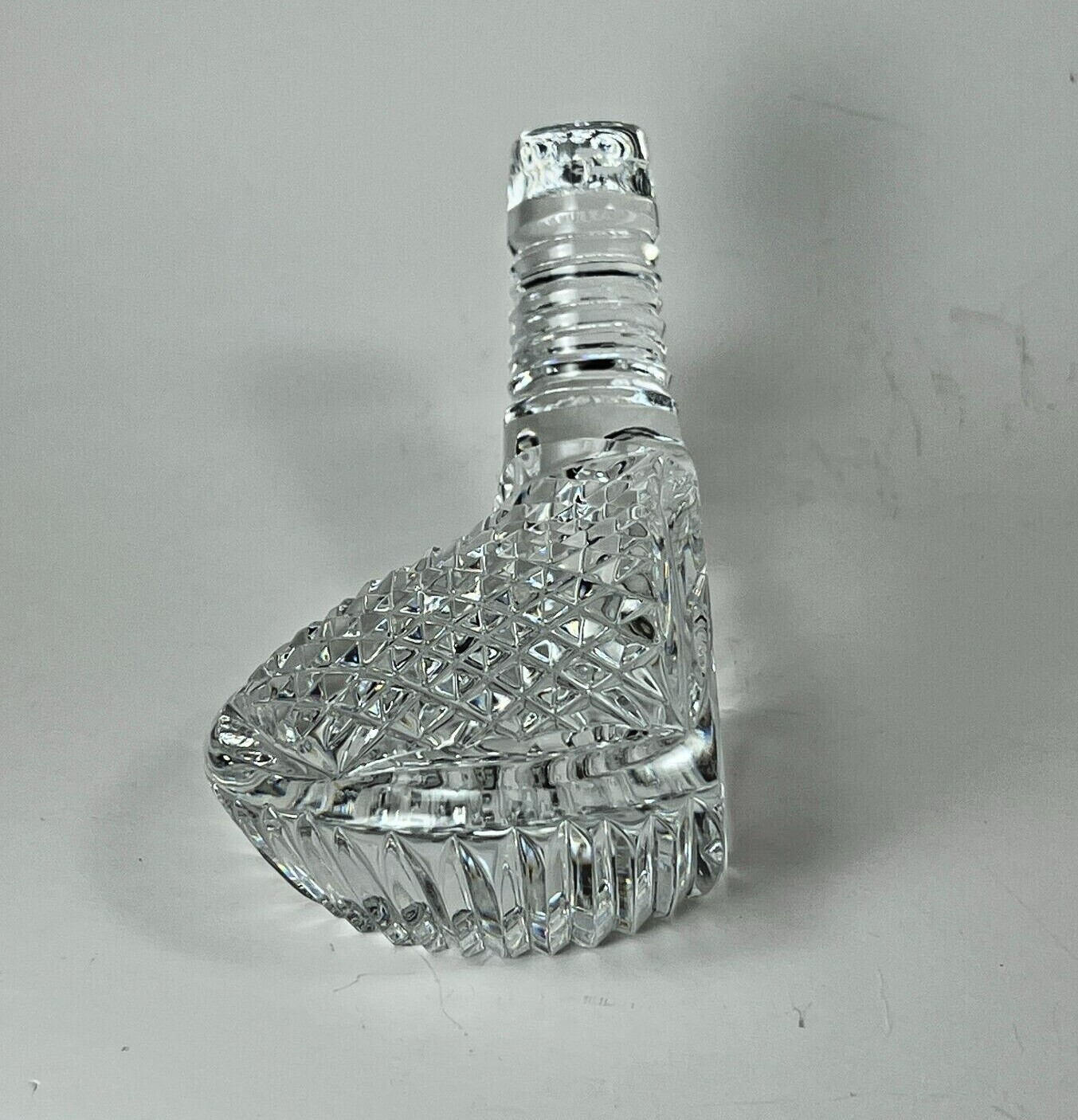 Waterford Golf Club Driver Head Clear Cut Crystal Paperweight Home Decor