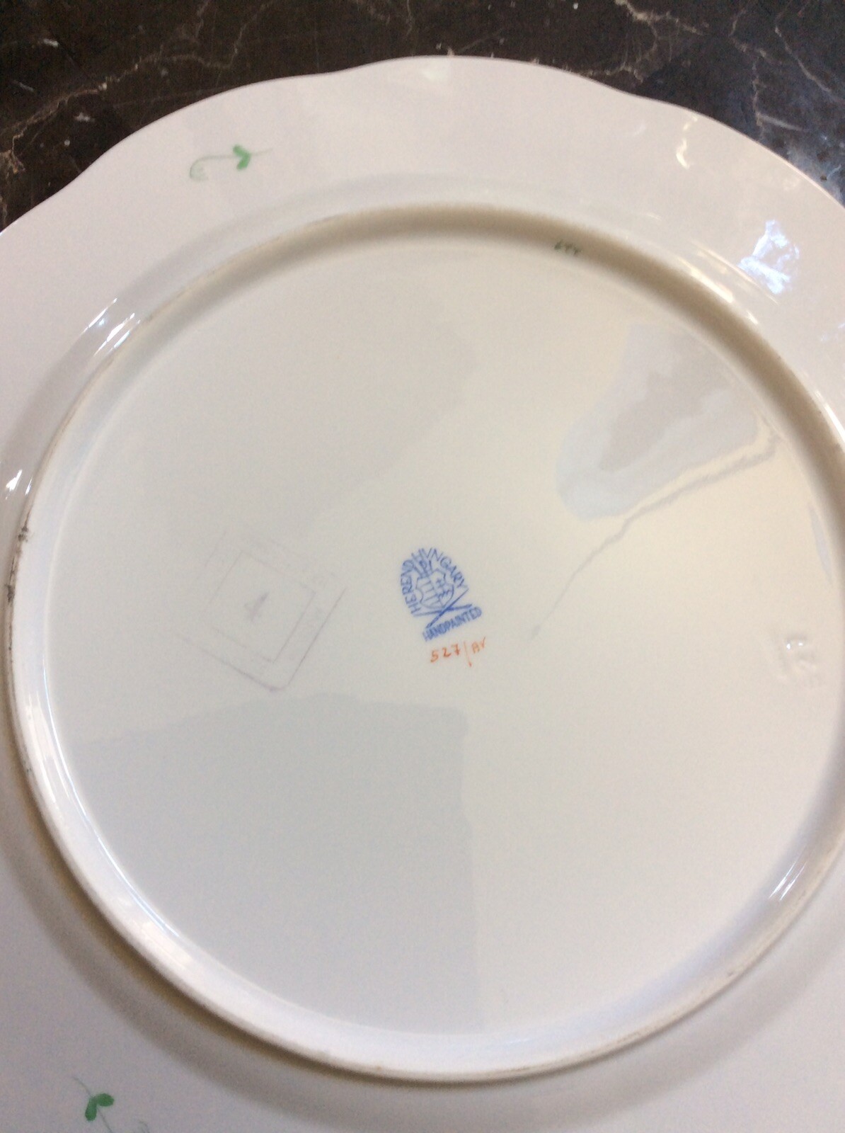 NEW HEREND HUNGARIAN FINE PORCELAIN PASTRY SET OF 13