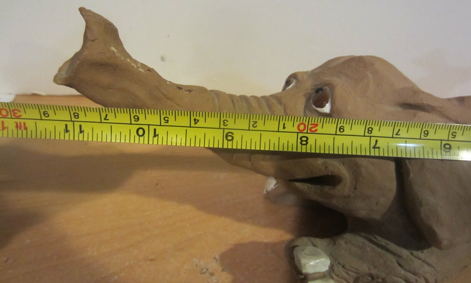 Vintage Elephant clay art sculpture Dave Grossman Designs
