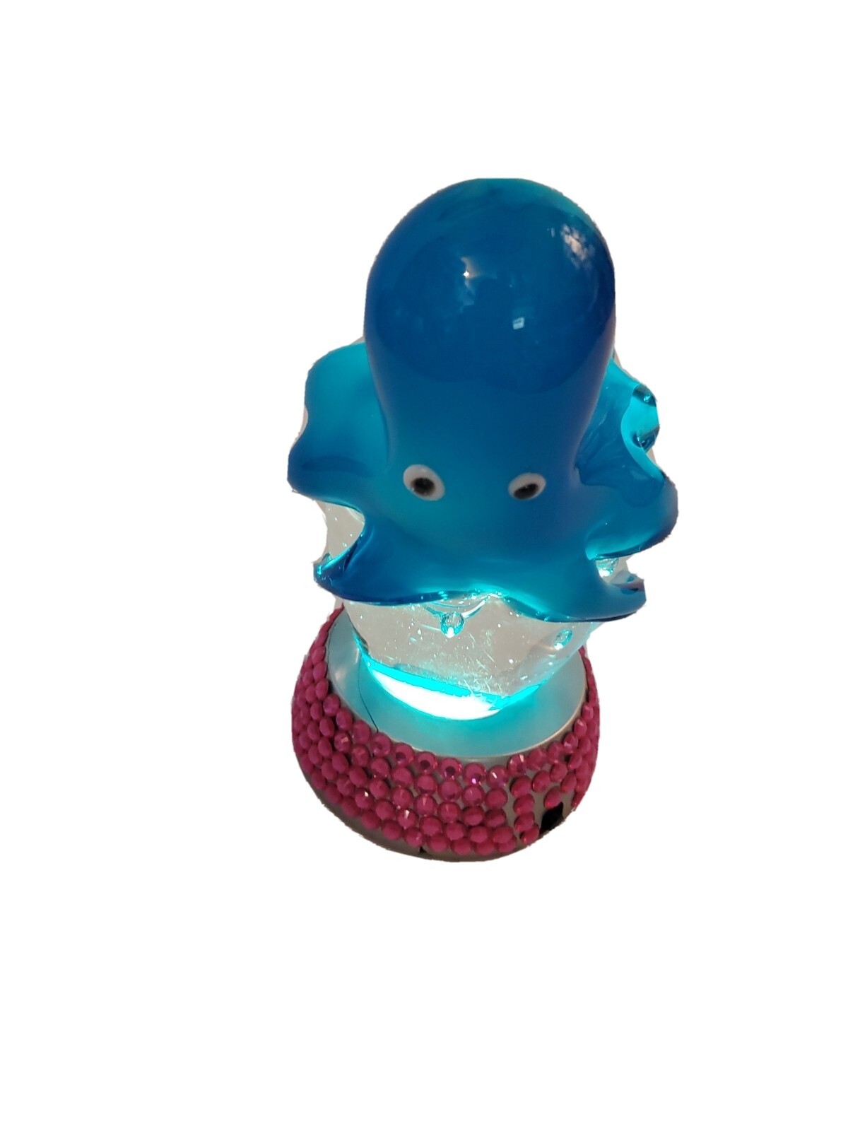 6″ Tall X 3.5″ Wide Octopus Figurine, Paper Weight, Murano Style