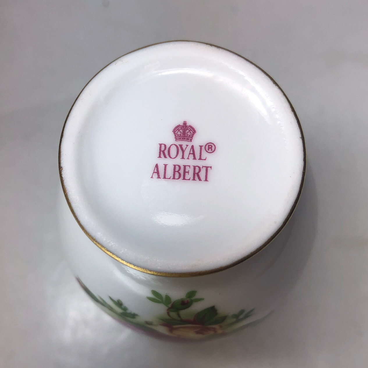 Royal Albert Bud Vase Old Country Rose Small Floral Ceramic Small Decor Vintage