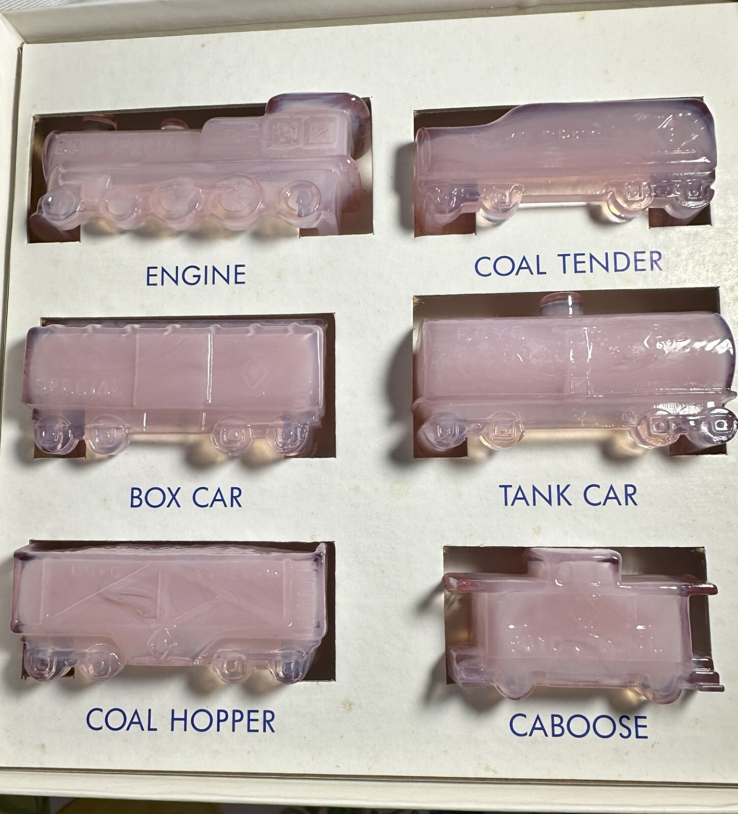 Boyd Glass Special Train Set Enchantment