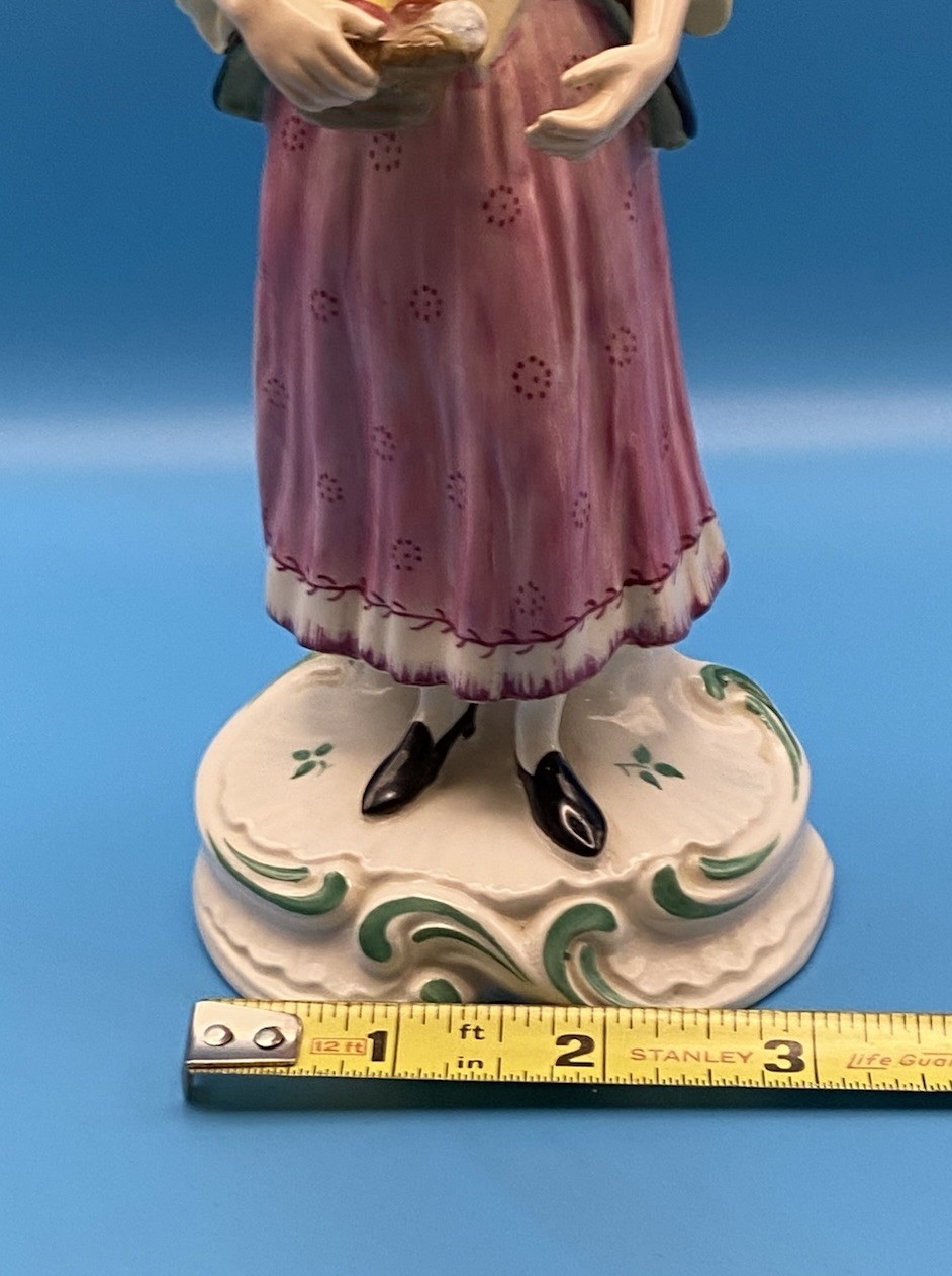 Antique Chelsea Derby Copeland Figurines The Sportsman & Mistress Vernon