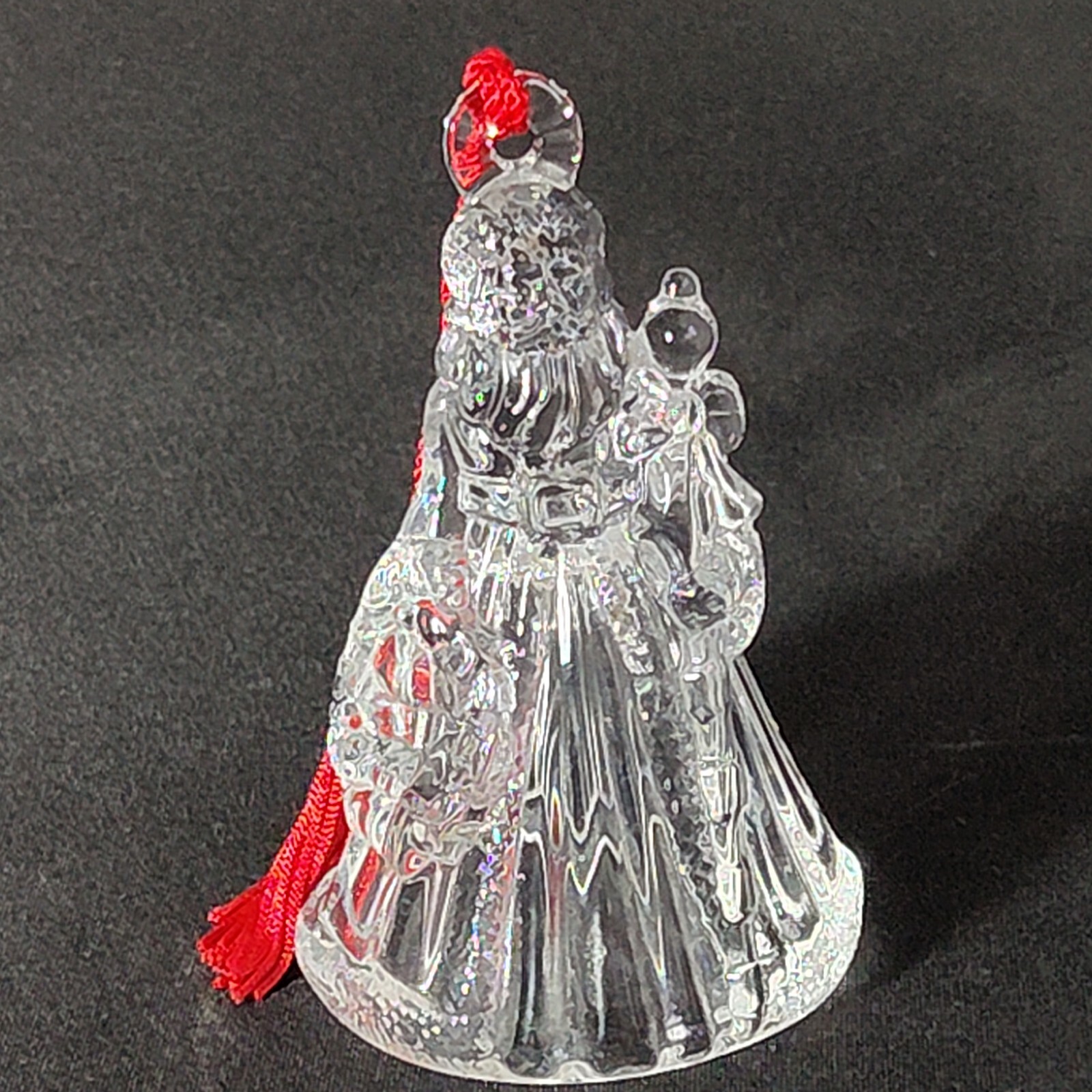 WATERFORD Marquis ST NICK BELL ORNAMENT, Christmas, Made in Germany, 2001