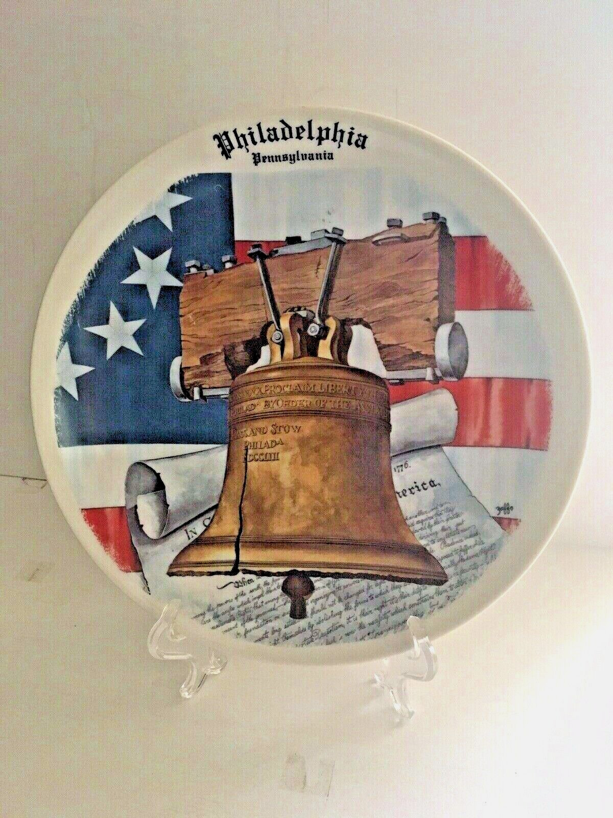 Edgewood Fine China Limited Edition Philadelphia Liberty Bell Collector Plate