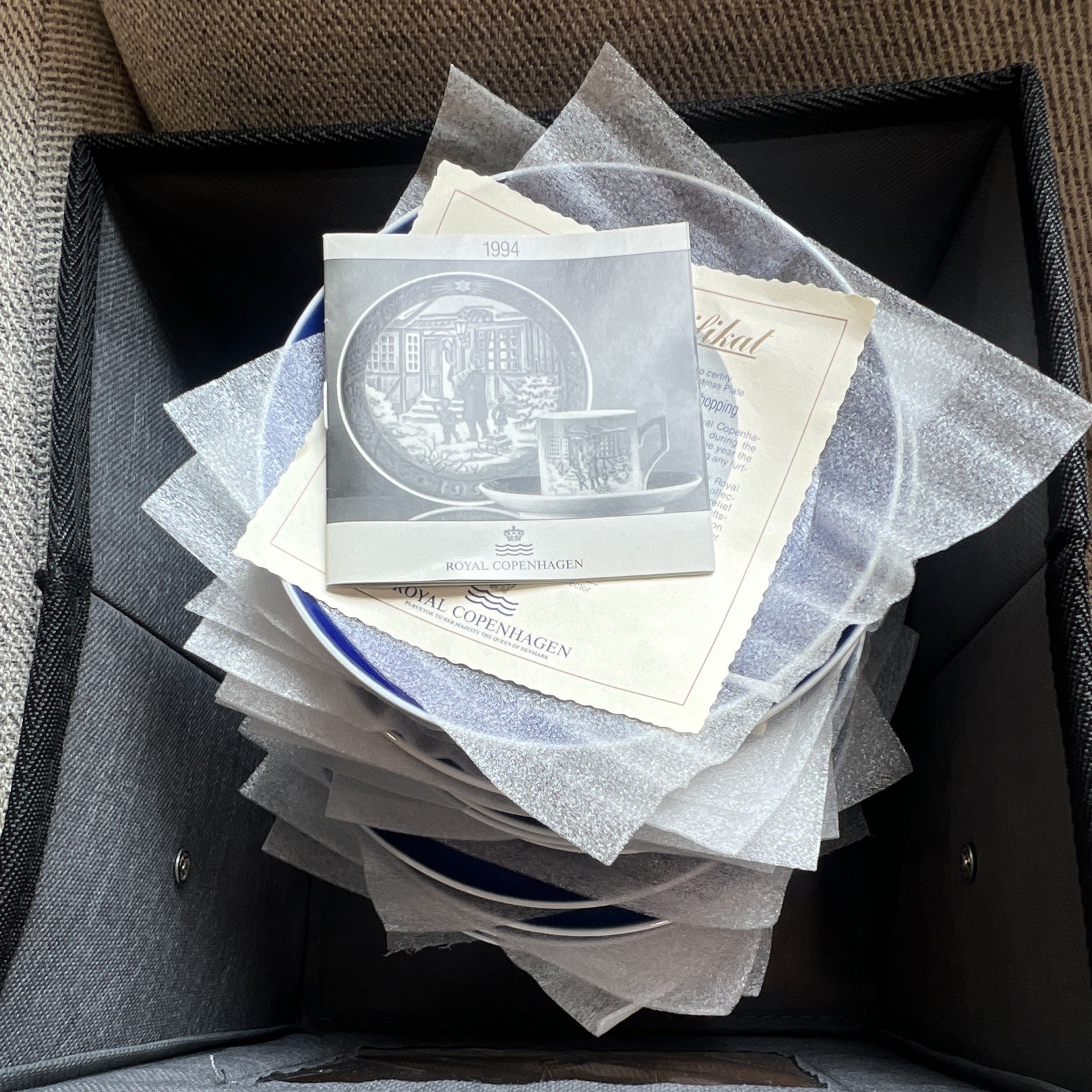 Royal Copenhagen Porcelain Collector Plates Mother’s Day & Christmas Series