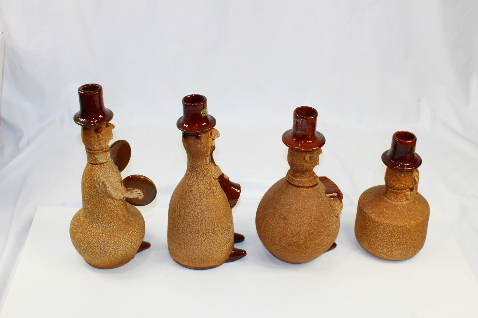 5 Royal Haeger Pottery Toe Tapper Vase Whimsical Musicians 8.25″ – 12″ tall