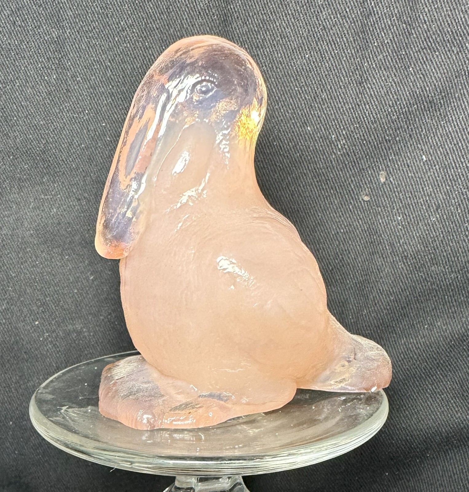 Boyd Glass Pete the Pelican Bird Petal Pink 2001