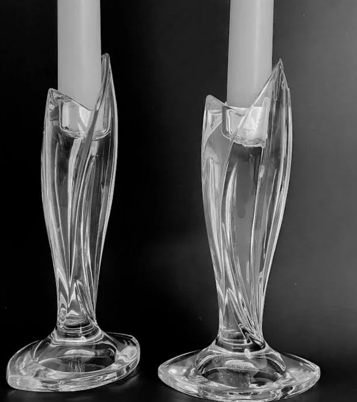 Candlesticks Vintage Waterford Crystal Palma Marquis 7″ Set of 2