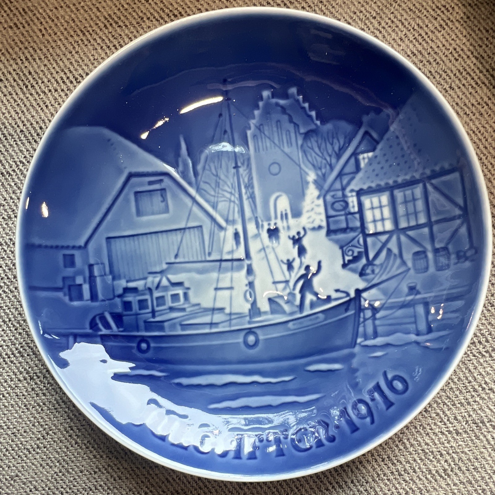 Royal Copenhagen Porcelain Collector Plates Mother’s Day & Christmas Series