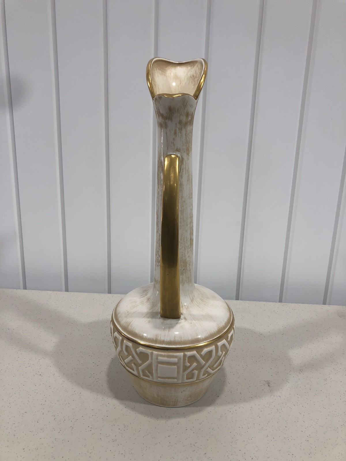 Mid Century Modern 18 inch Grecian Vase