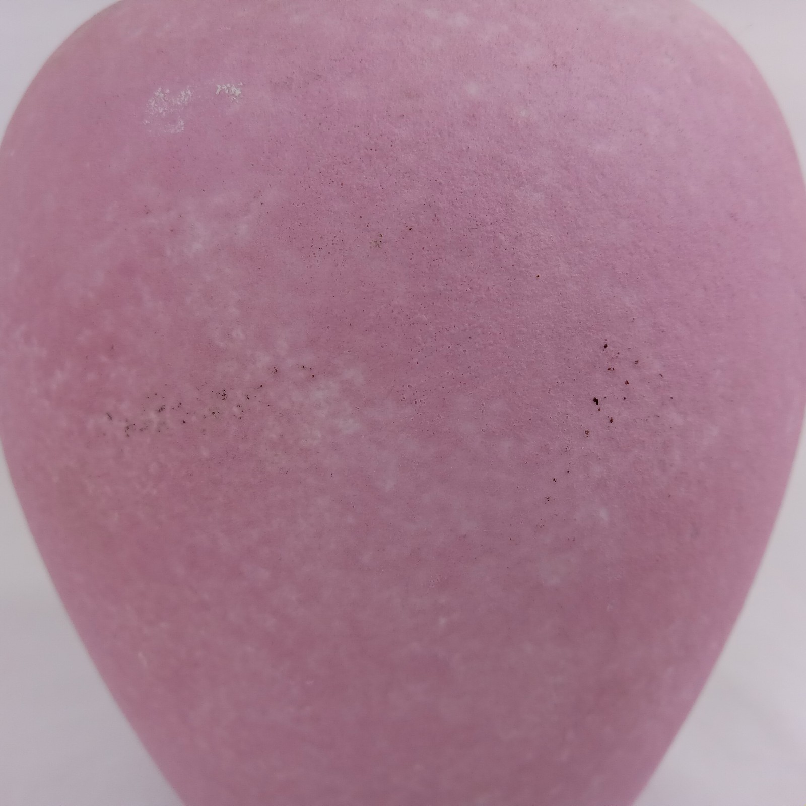 Vintage Hand-Painted Pink Purple Floral Art Pottery Vase Matte 6.25″ SIGNED