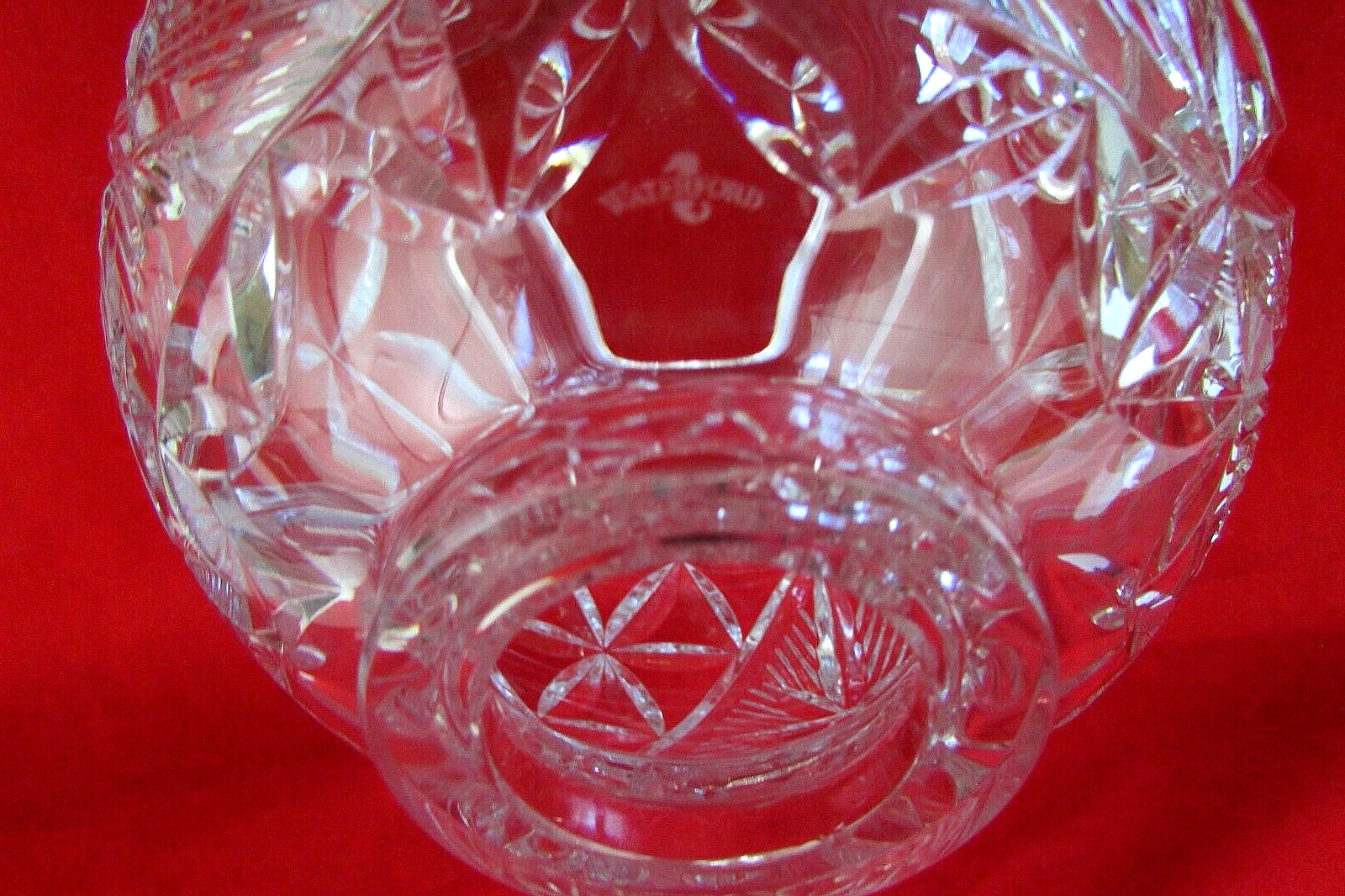 Waterford Crystal Hurricane Candle Holder Times Square Collection Star of Hope