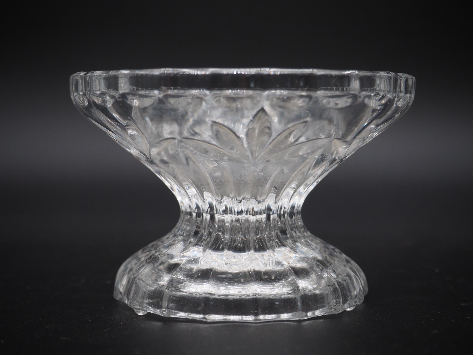 Princess House Highlights Lead Cut Crystal 2 Piece Candle/Fairy Lamp
