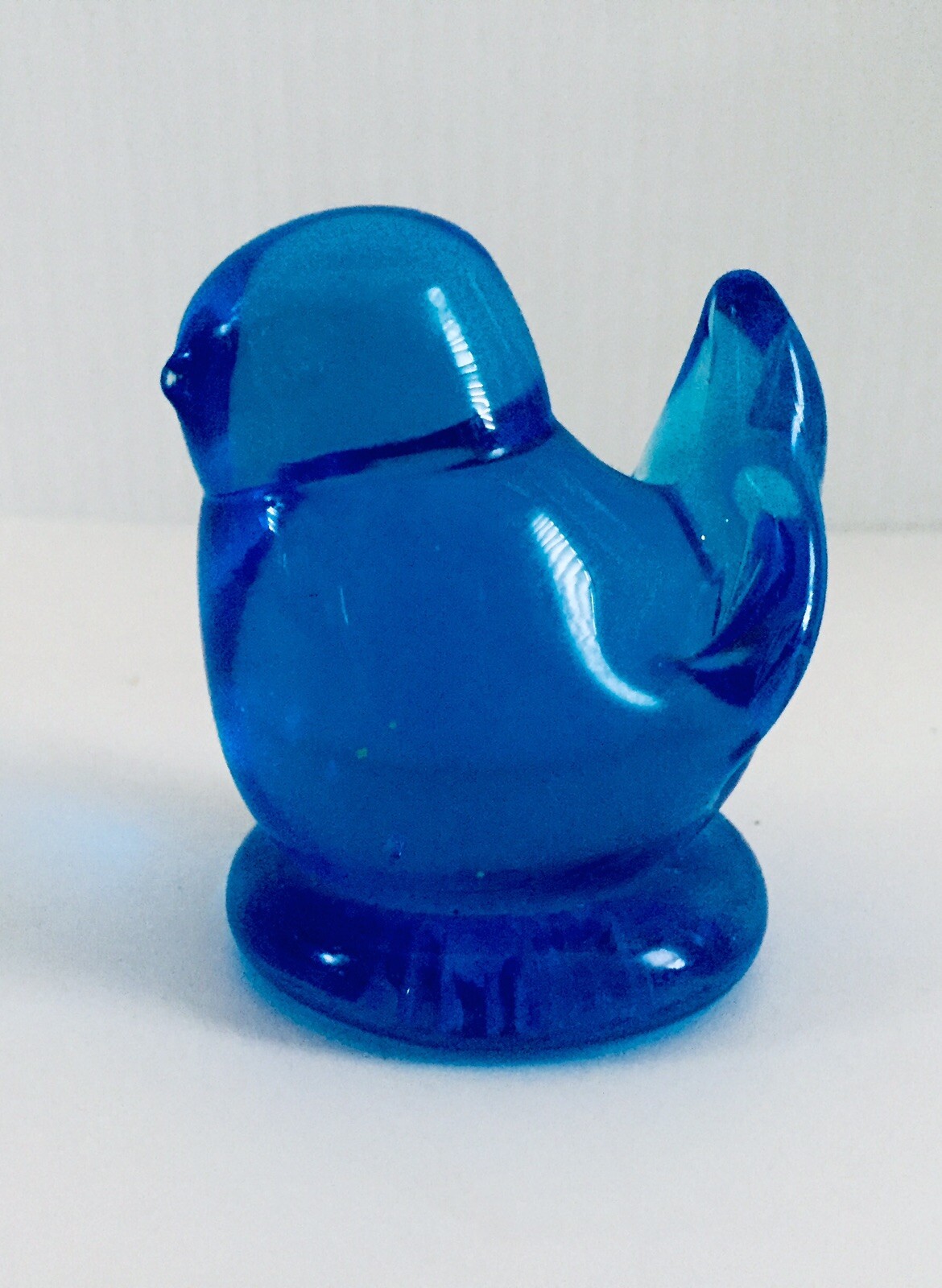 OZARK STUDIOS “Byron Hicks” & BLUEBIRD OF HAPPYNESS “Leo Ward” GLASS BLUEBIRDS