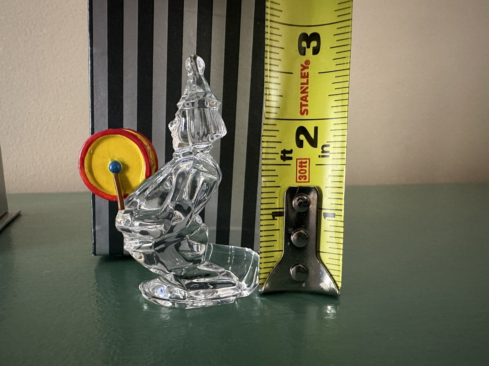 Waterford Crystal Clown with Drum Figurine Merry Music Collection Boxed & COA