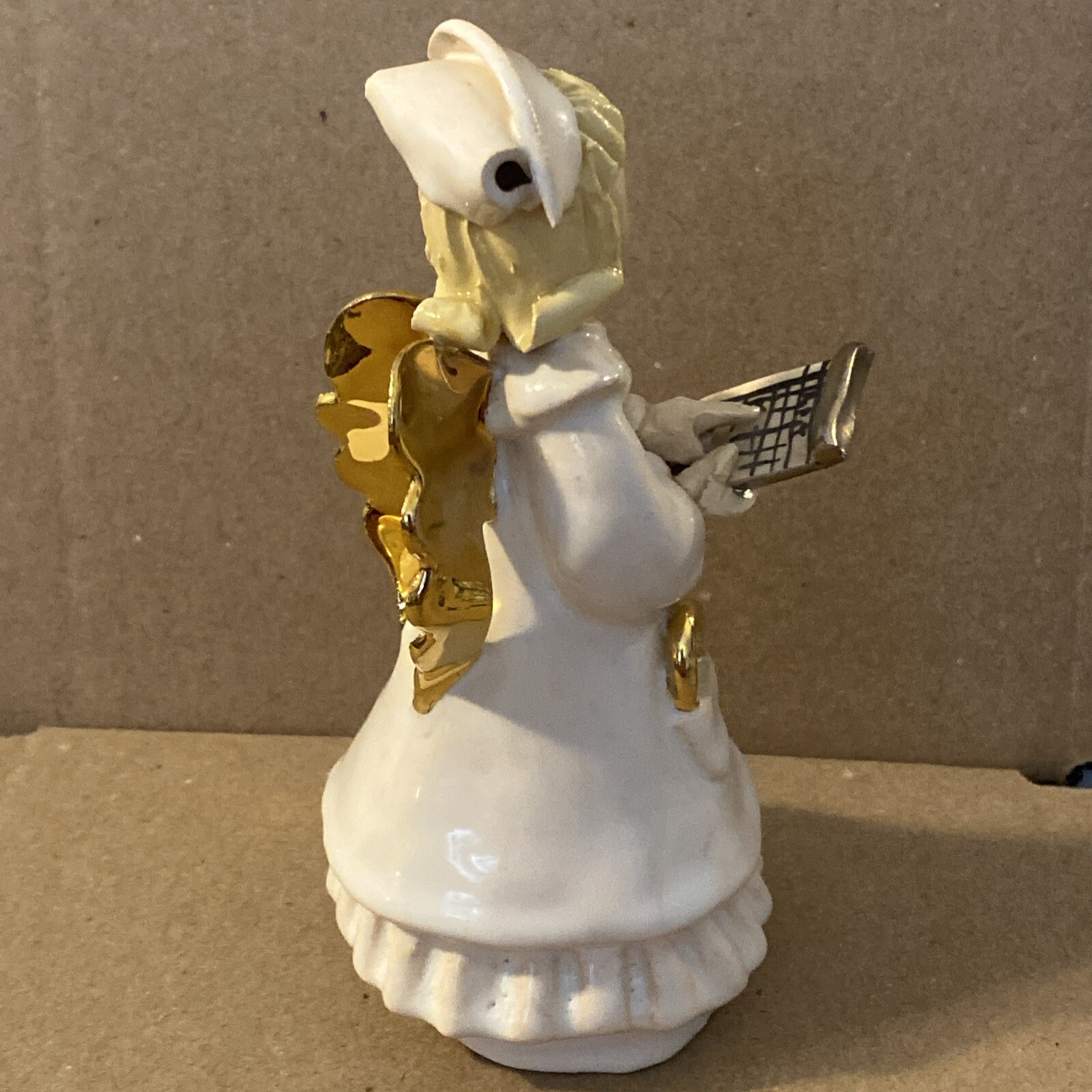 Vtg M.E.M. Ceramics Marguerite E Mitchell Nurse Angel FIGURINE 1940s Terra Cotta