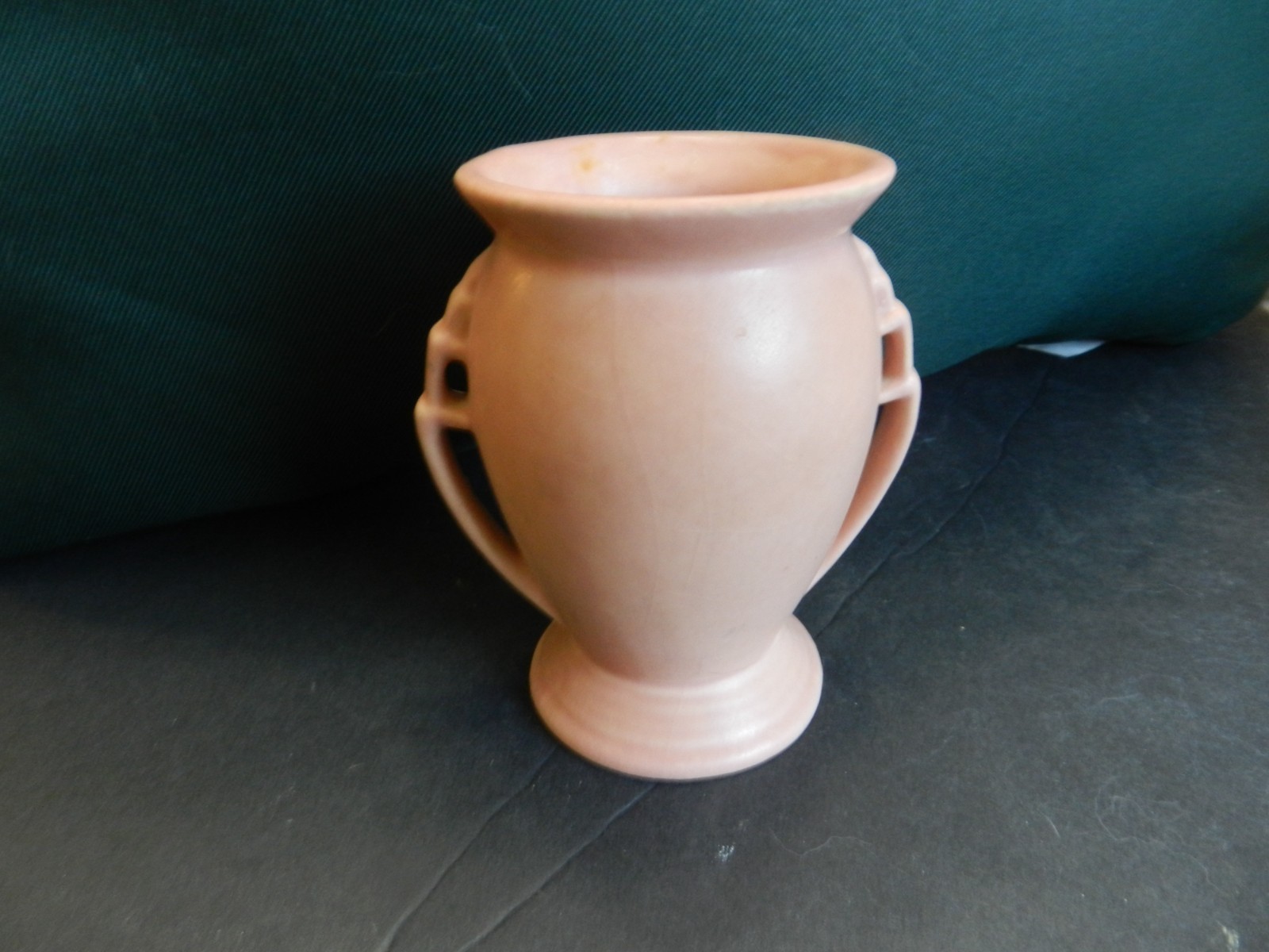 Vtg Haeger Vase – Pink (1933-34) – Art Deco American Pottery – Labeled Beauty