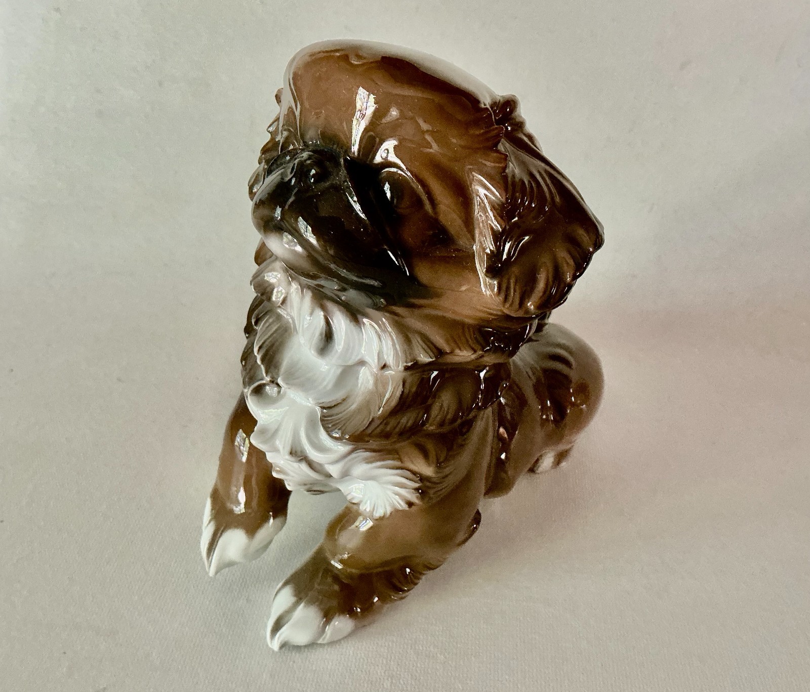 htf Rosenthal Porcelain PEKINGESE Puppy Dog # 291 by M Flinsch 1928 Germany