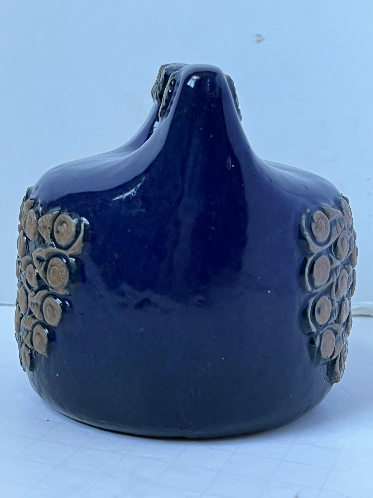 Vintage Lisa Larson Bird Candle Holder in blue Gustavsberg studio work Sweden