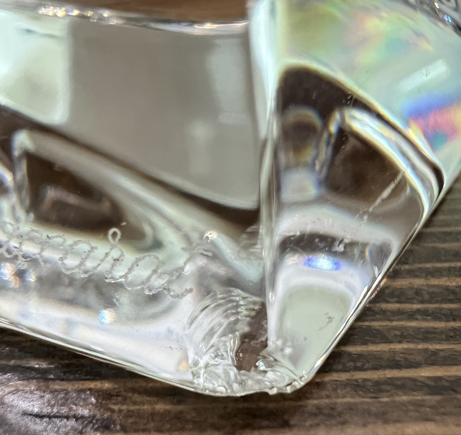 vintage baccarat Clear Crystal Seal On Iceberg 4” Tall 4 1/2” Long Read