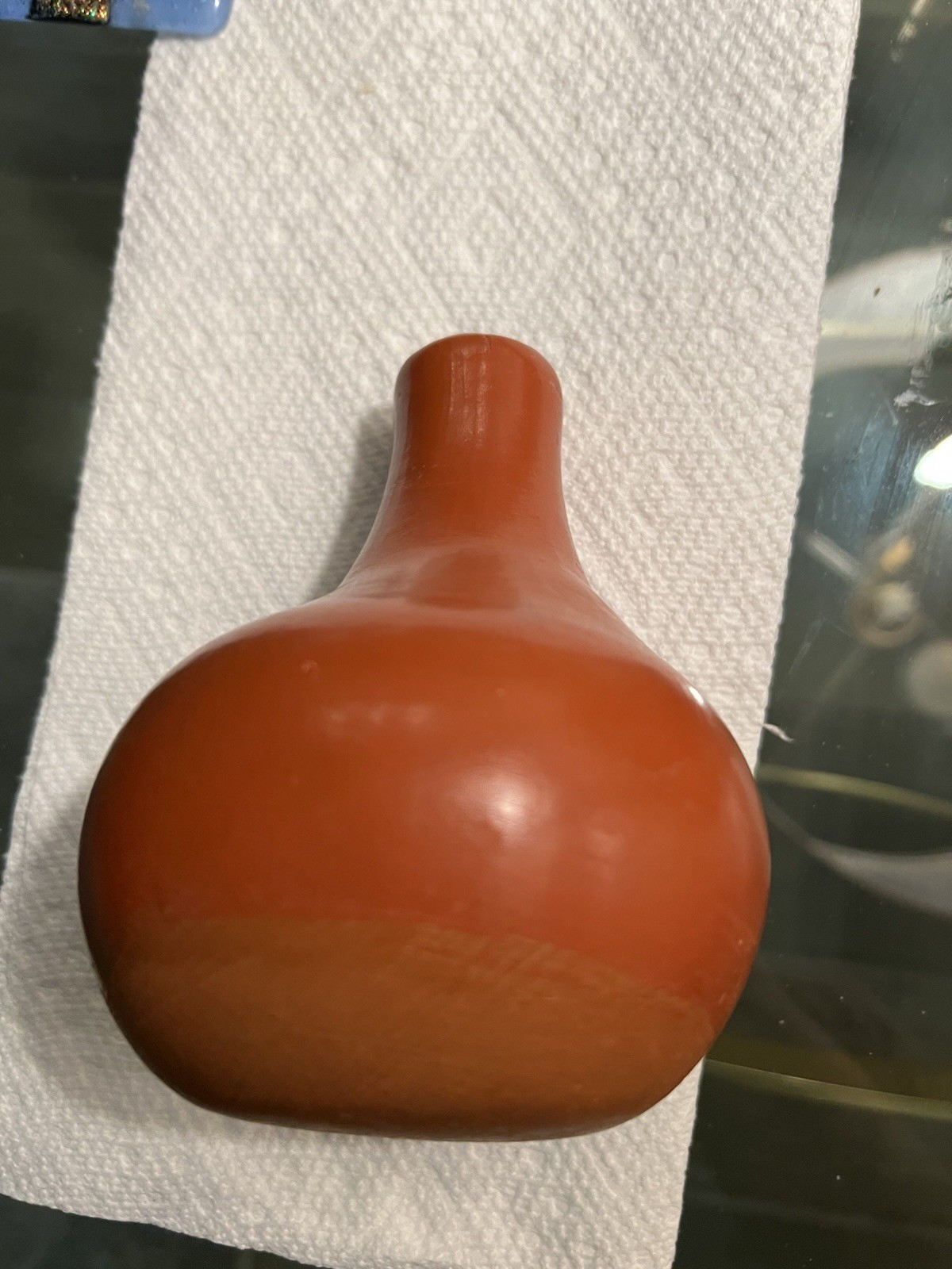 Ox Blood Hand Formed Vase