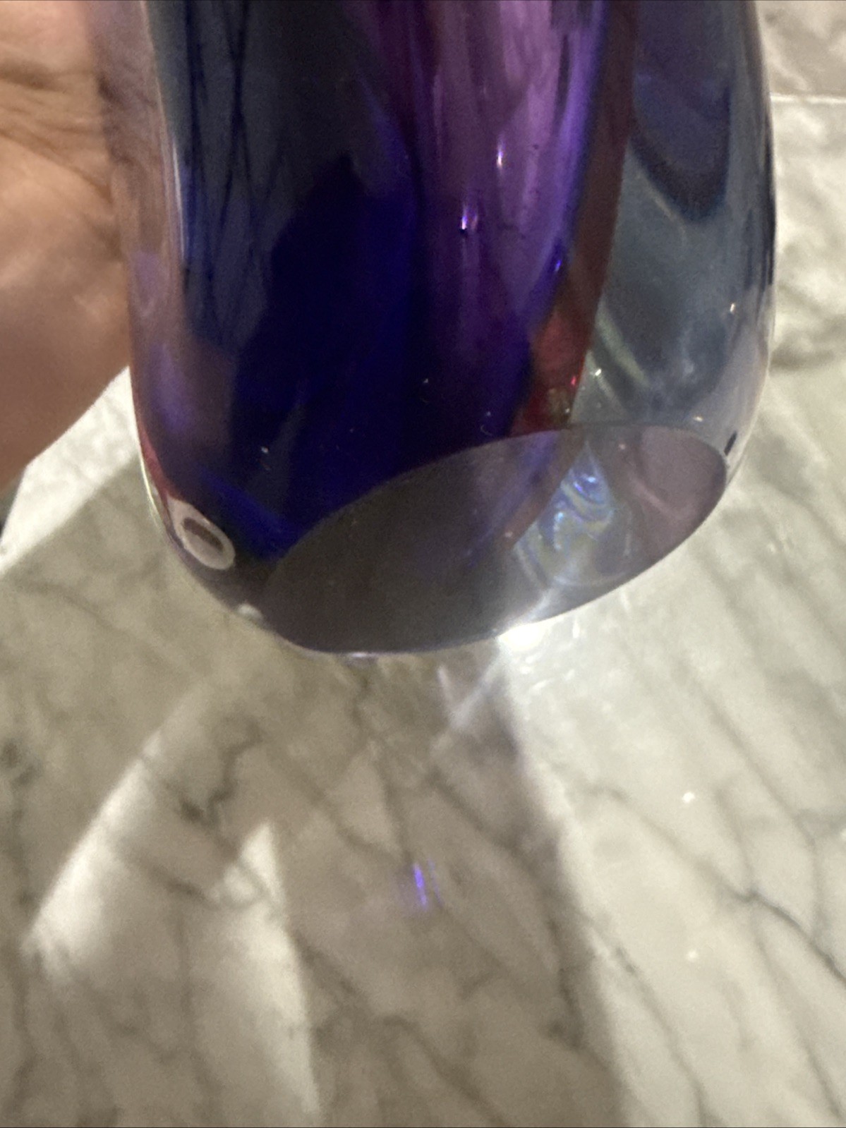 vintage Murano “Forato” (Hole) art glass vase 8lbs