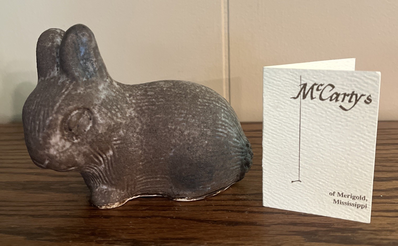 McCarty’s Pottery Nutmeg Rabbit / Bunny GENUINE – First Quality