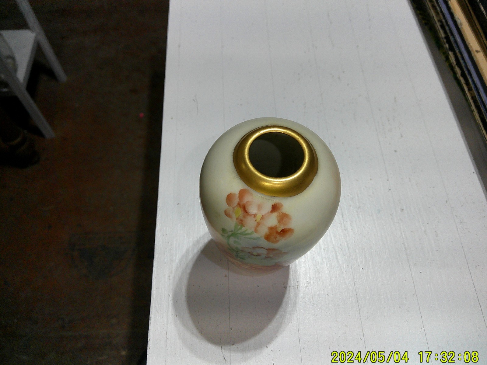 Antique RS Germany Vase Hand Painted 5 1/2″
