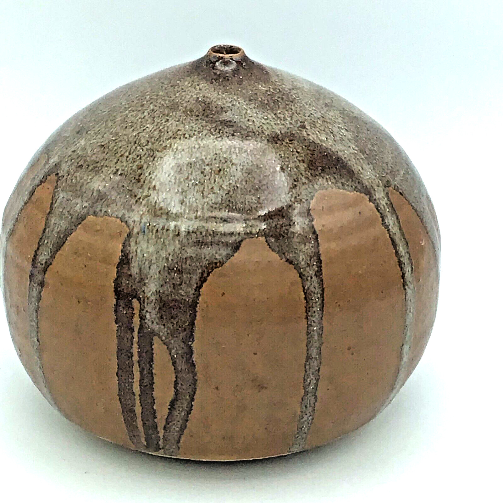 Weed Pot VASE Earthenware MCM 1970s DESIGNER Studio Art Pottery GERALD PATRICK