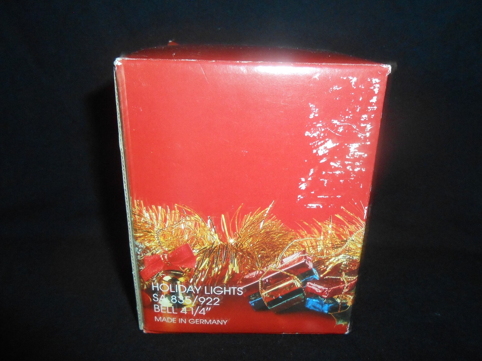 Mikasa Holiday Lights Glass Christmas Bell SA 835/922