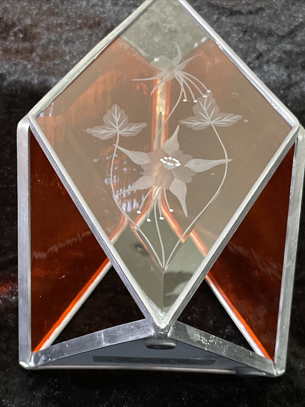 Studio One Art Glass 7 3/8″ Tall Multi-Sided Pillar Candle Holder – Unusual