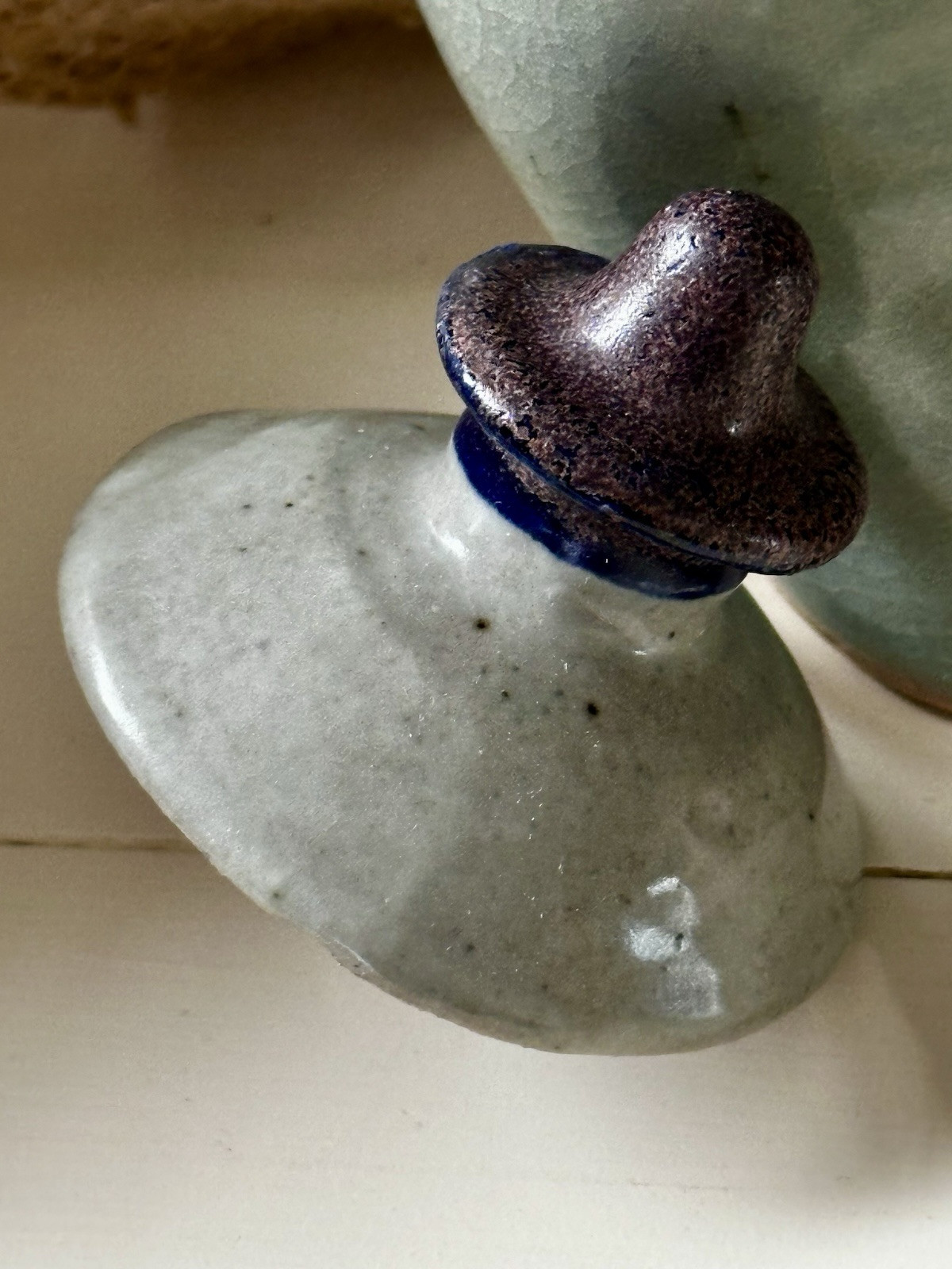 VTG Handmade Artist Signed Studio Pottery Art Stylized Animal Figurine Vessel