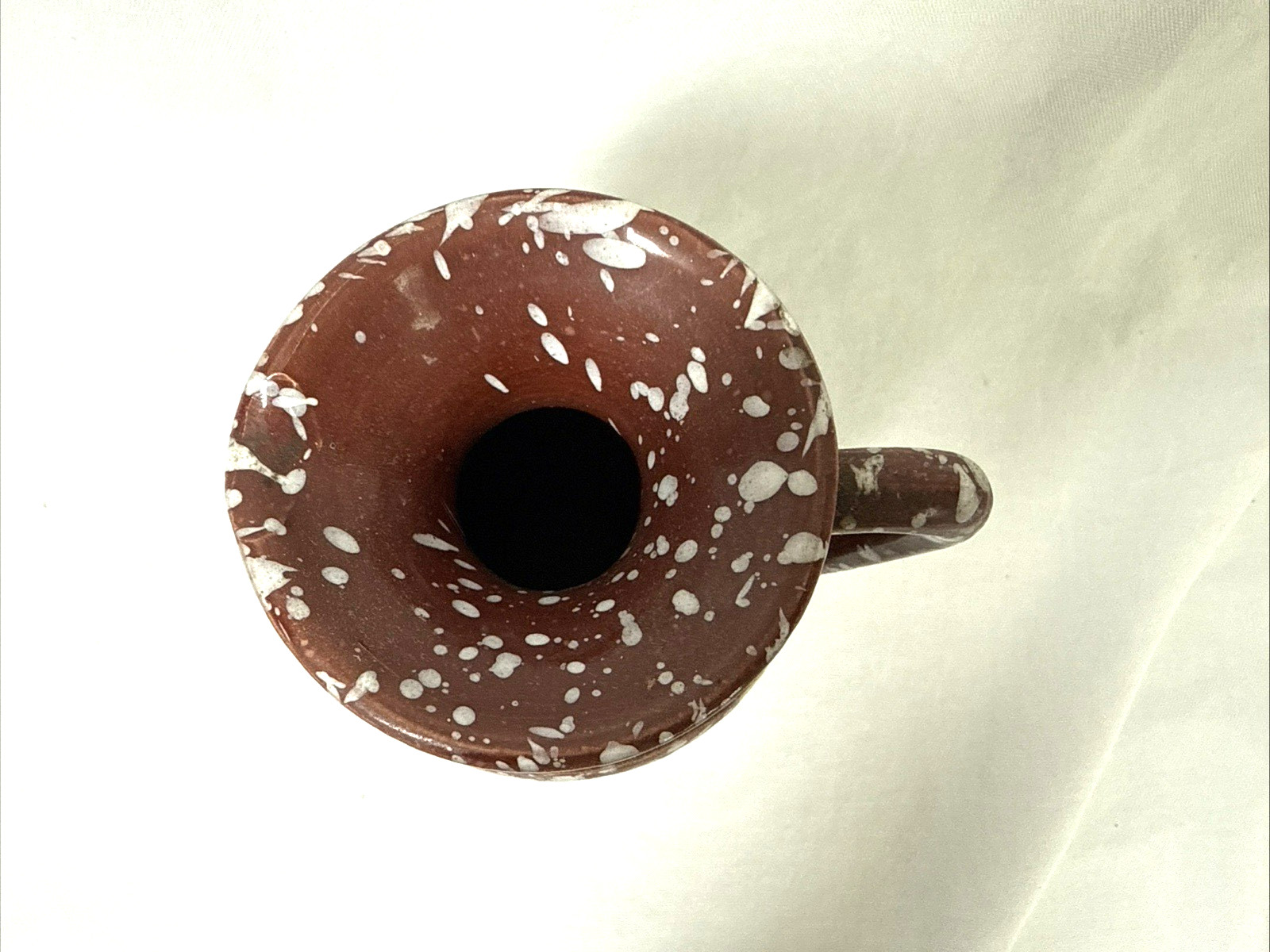 Vintage MCM Bitossi Style Art Pottery Ewer Vase Redware 7.5” An Italian Beauty