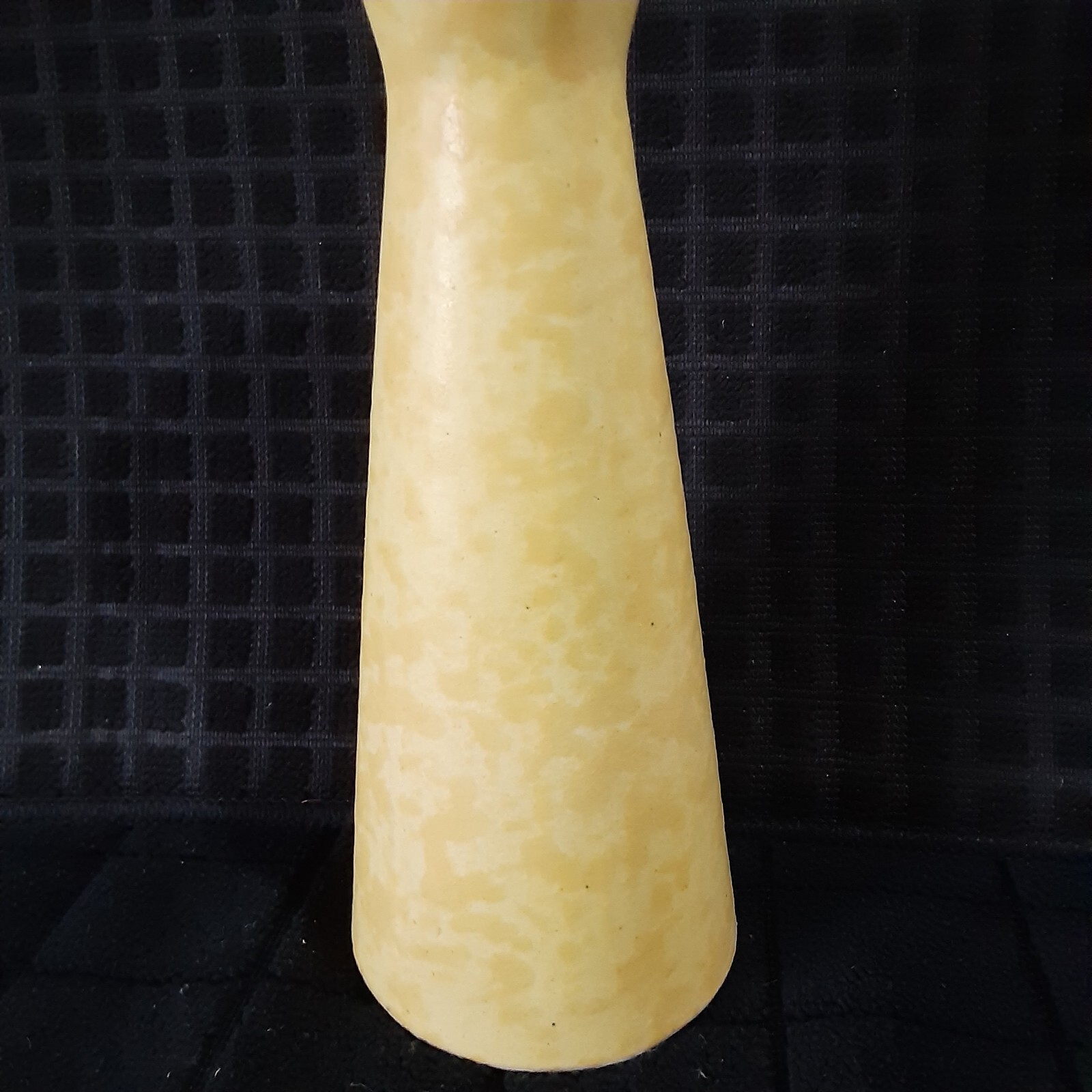 Vase Scheurich Keramik 520-18 W Germany Ceramic Yellow Lava 7 1/2 in MCM